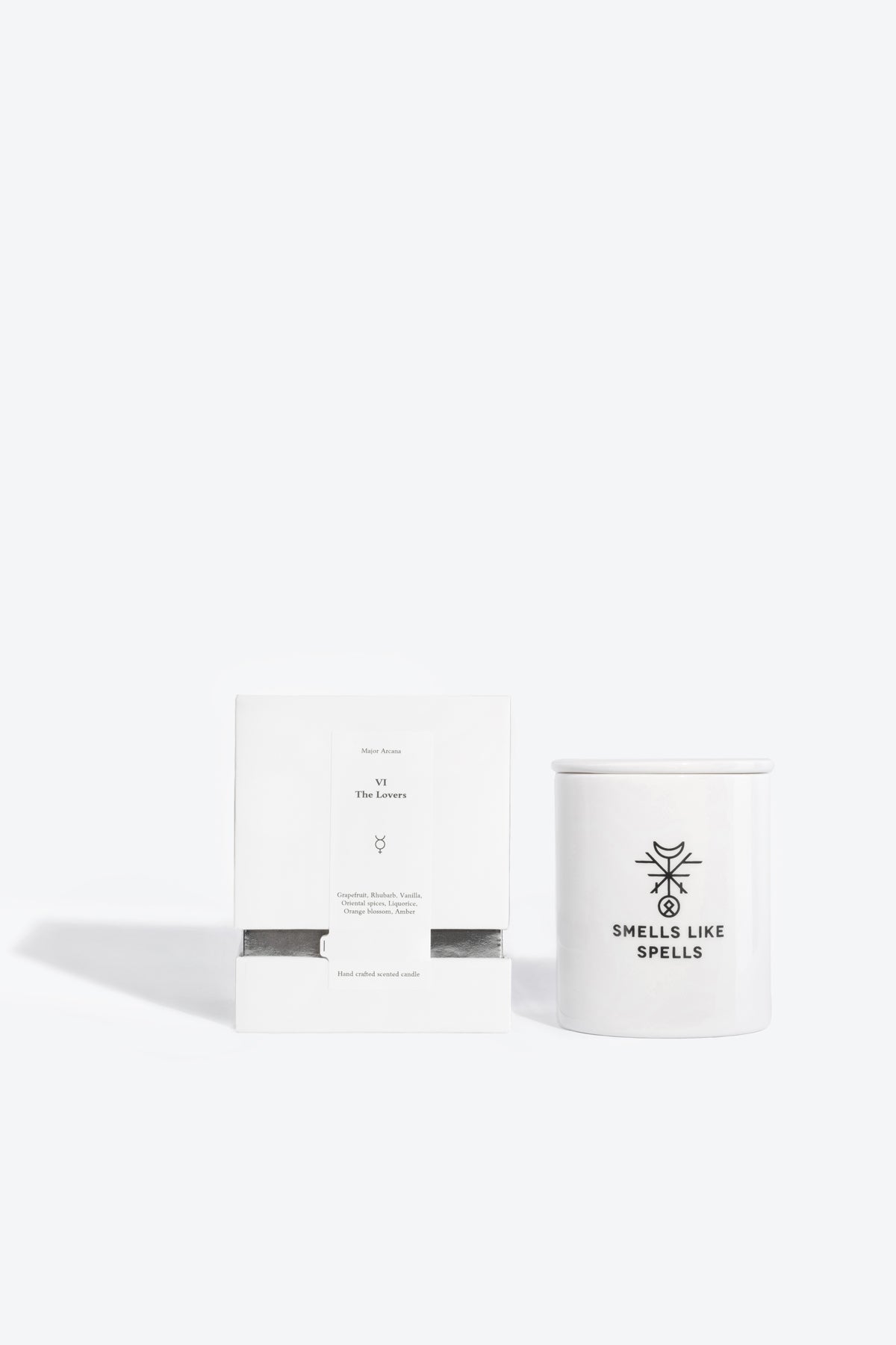 Soy wax scented candle THE LOVERS Smells Like Spells TAROT MAJOR ARCANA